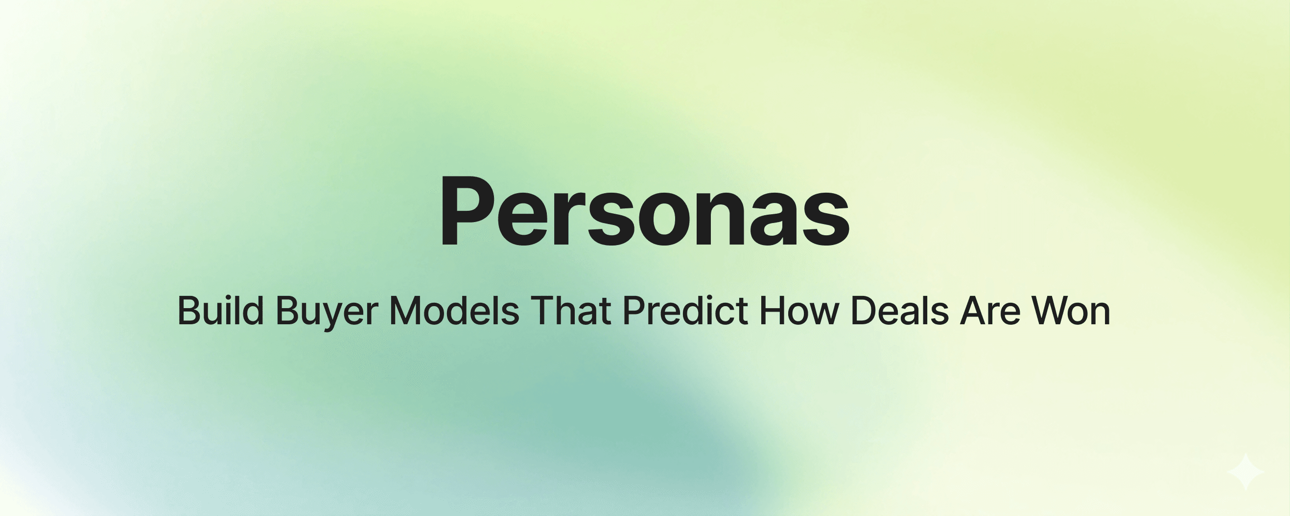 Personas in Ansehn: Build Buyer Models That Predict How Deals Are Won